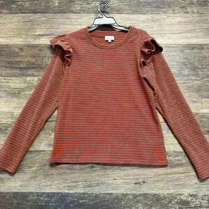 Anniewear Long Sleeve Top Burnt Orange